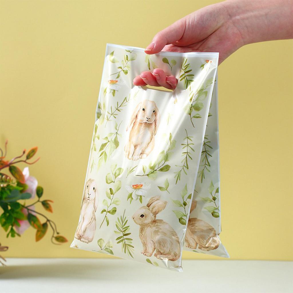Oster-Tragetaschen, hasenförmige Geschenktüten, Eiertüten, Süßigkeiten- und Snacktüten, kleine Tragetaschen