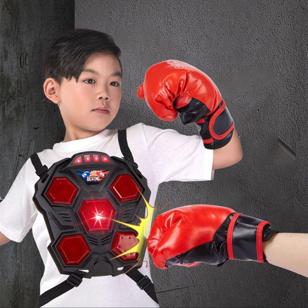 Portable Interactive Boxing Toy Set Creative Smart Music Boxing Machine  Boxing Training Equipment