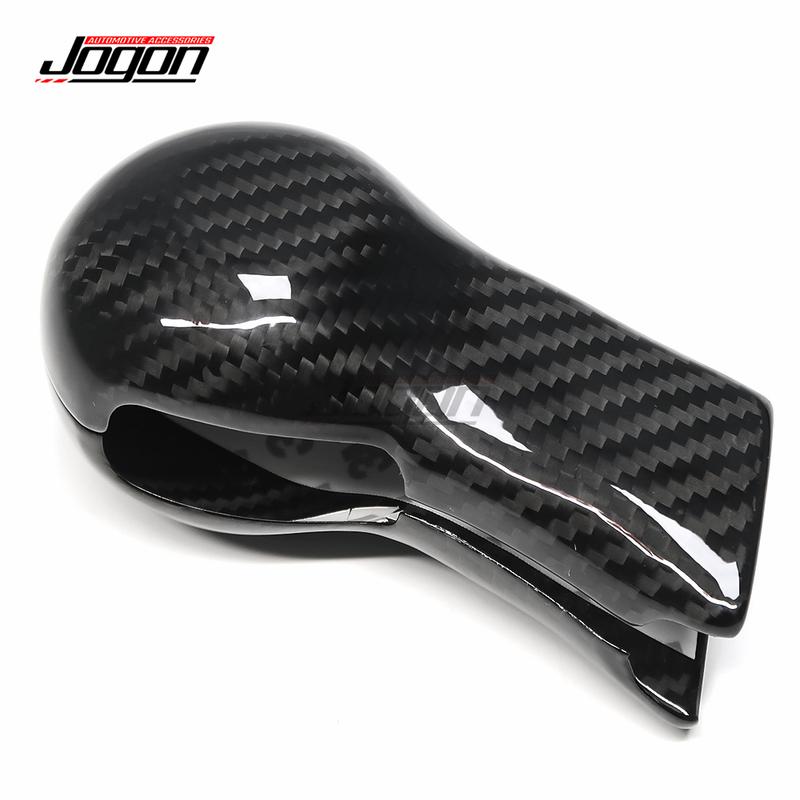 Carbon Fiber Car Interior Center Gear Shift Head Knob Panel Cover Trim For Chevrolet Camaro LT1 Turbo ZL1 2016-