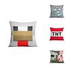 Minecraft Pillowcase Sofa Cushion Cover Bright Colorful Garden Decor Featuring Steve And Creeper