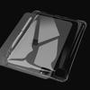 For iPad Pro 13 (2024) Case Crystal Clear Soft TPU Tablet Cover with Pen Slot