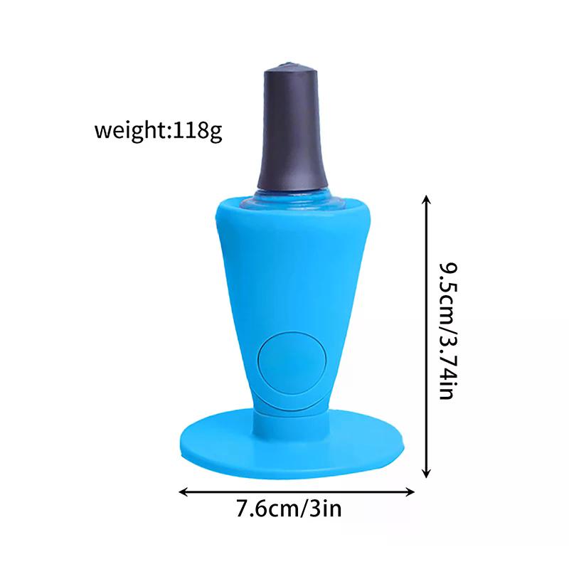 Tool Silicone Nail Polish Holder Art Bottle Stand Diy Salon Accessories For Home And Professional Use