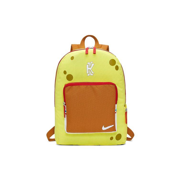 Nike SpongeBob Kyrie Irving Student Basketball Backpack Unisex Backpack Yellow CN2219-731 Yellow