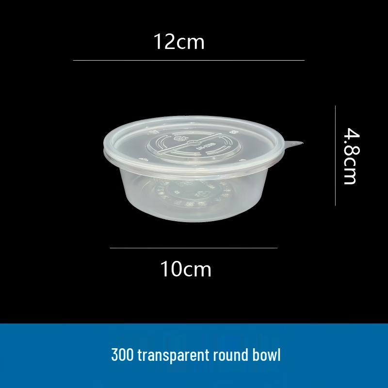 Disposable PP Takeout Meal Bowls 480 pieces/carton