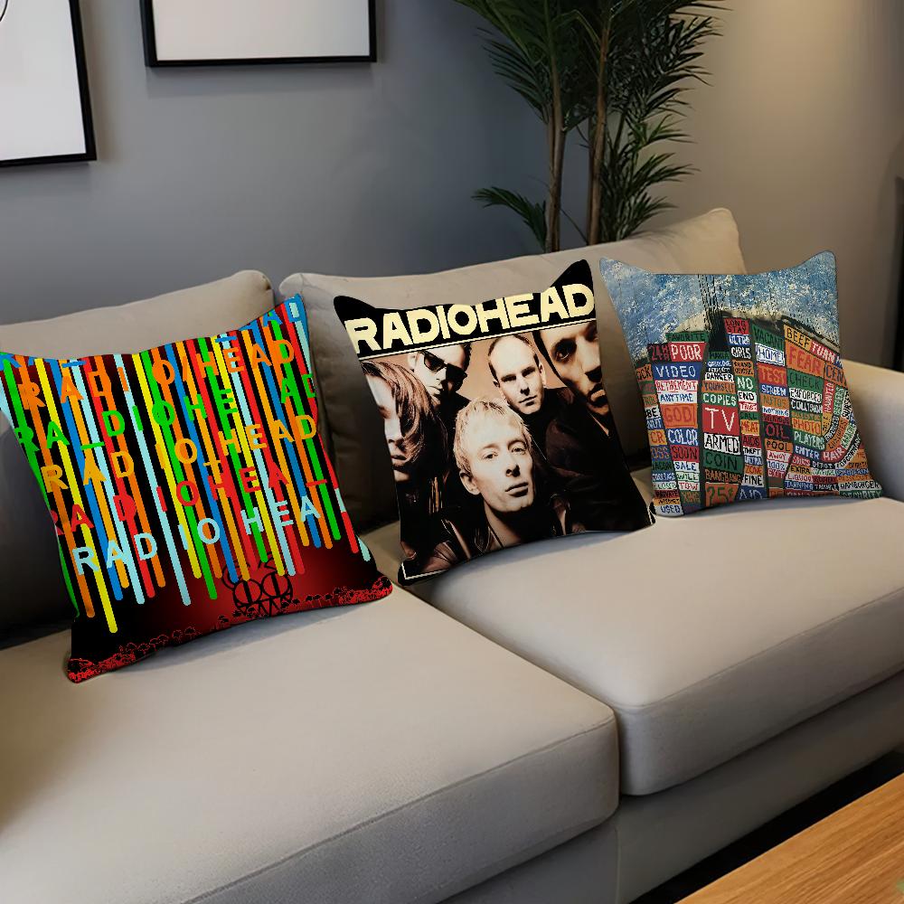 Band R-Radiohead Comfortable soft Pillow Case for Sofa Living Room Home office Decor and Protective Covers