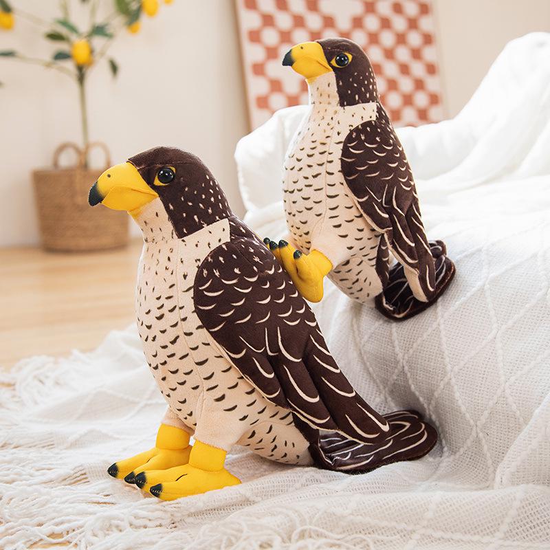 Small Eagle and Owl Plush Toy - Children's Cognitive Ornament and Photography Prop