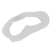 VR Glasses Silicone Eye Mask for Oculus Quest 2 Breathable Anti Sweat VR Protective CoverWhite