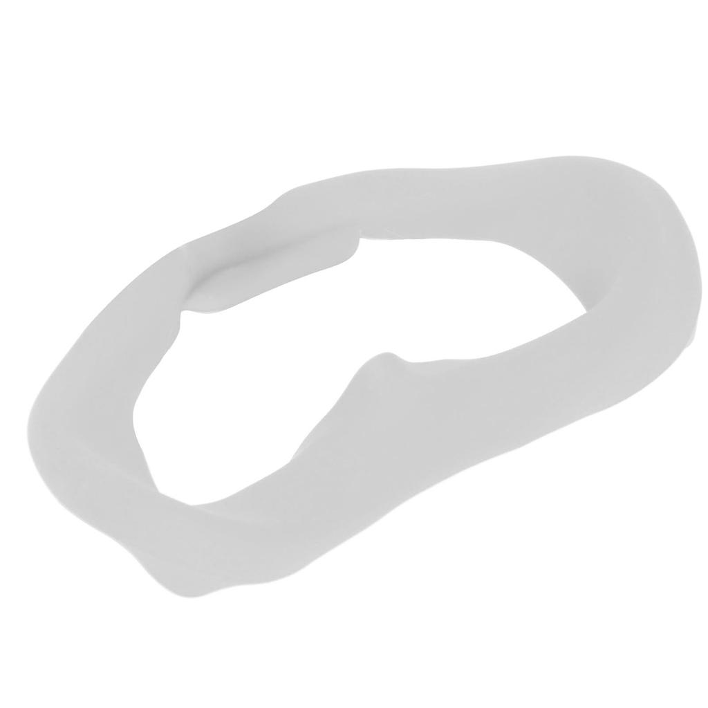 VR Glasses Silicone Eye Mask for Oculus Quest 2 Breathable Anti Sweat VR Protective CoverWhite