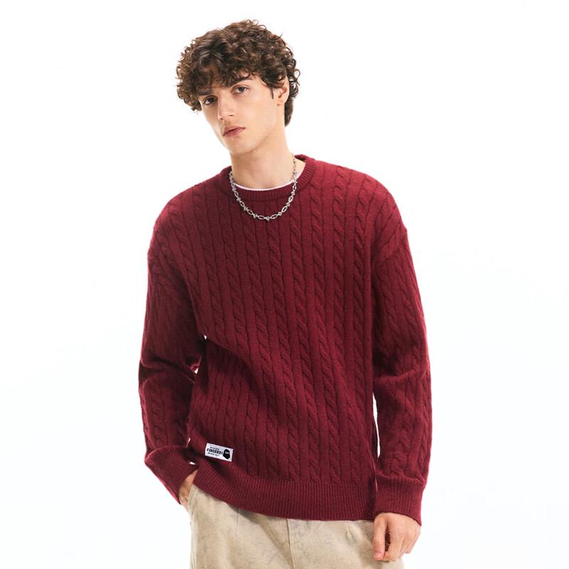 Fingercroxxit Unisex Cable Knit Sweater