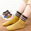 Autumn Winter 5Pairs Children Middle Tube Cartoon Boys Girls Baby Floor Socks