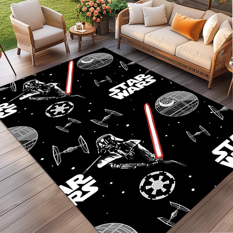 Star Wars Print Rug, Washable Floor Carpet, For Entryway Dorm Laundry Room Office Study, Home Decor Birthday Christmas Gift