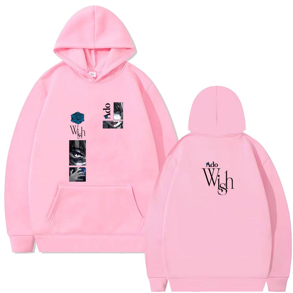 Singer Ado Kyougen Graphic Hoodie World Tour Hibana Merch Hooded Sweatshirt Men's Women's Fashion Japanese Style