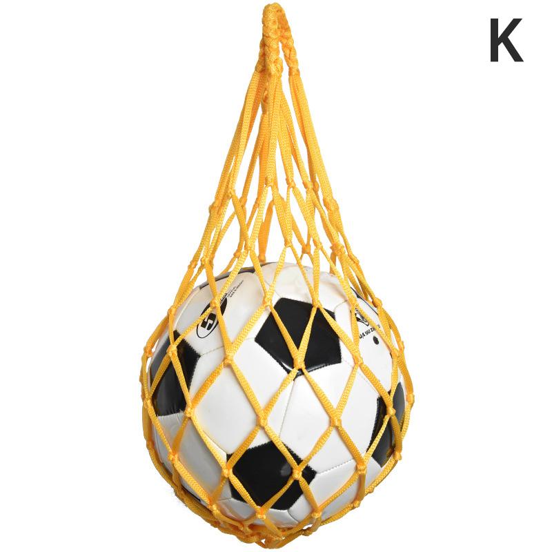 Football Net Bag Nylon Bold Storage Bag Single Ball Carry Portable Equipment