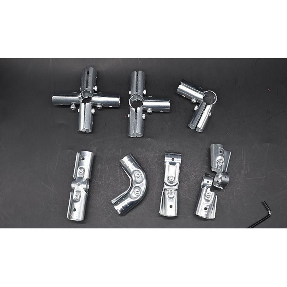 1Pcs 20/25/32mm Pipe Joint Carbon Steel Galvanized Fixed Clamp New Rod Support Rack  Clothes Display