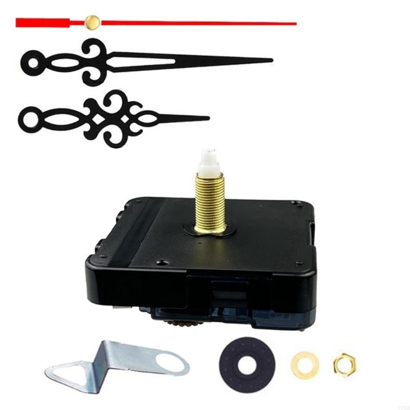 62KD PVC Clock Parts Clock Movement and Hands Set Compatibles With Various Designs
