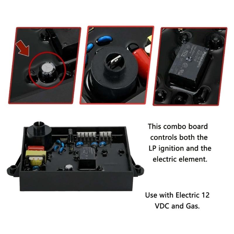 Motorhome Water Heater Replacement Circuit Board Kit For GCH6A-10E GC6AA-10E 91447 93866 91365 91226 91346 93305 938511