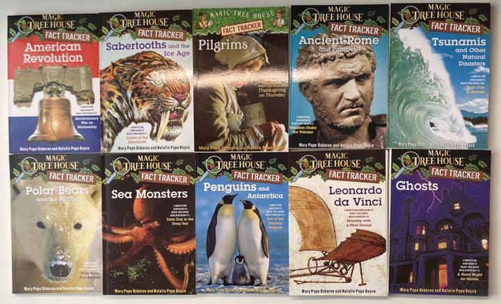 [USED] Cut Magic Tree House Fact Tracker