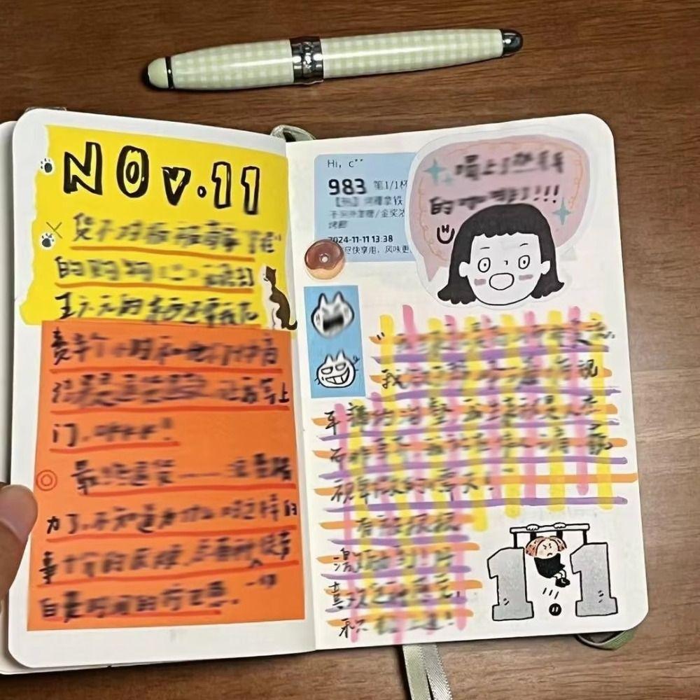 Cute Design Penguin Notebook Simple Style Personal Organization Planner Penguin Planner  Student