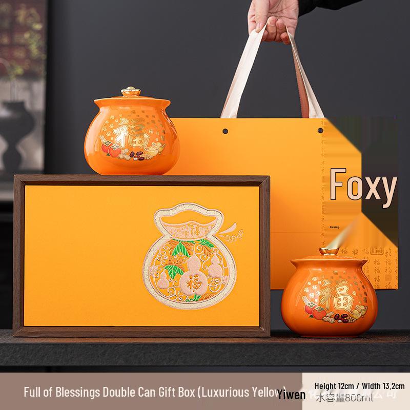 2026 High-Grade Chinese Tea Gift Box: Year of the Horse, Pu er, Golden Bud, Jin Jun Mei Style.
