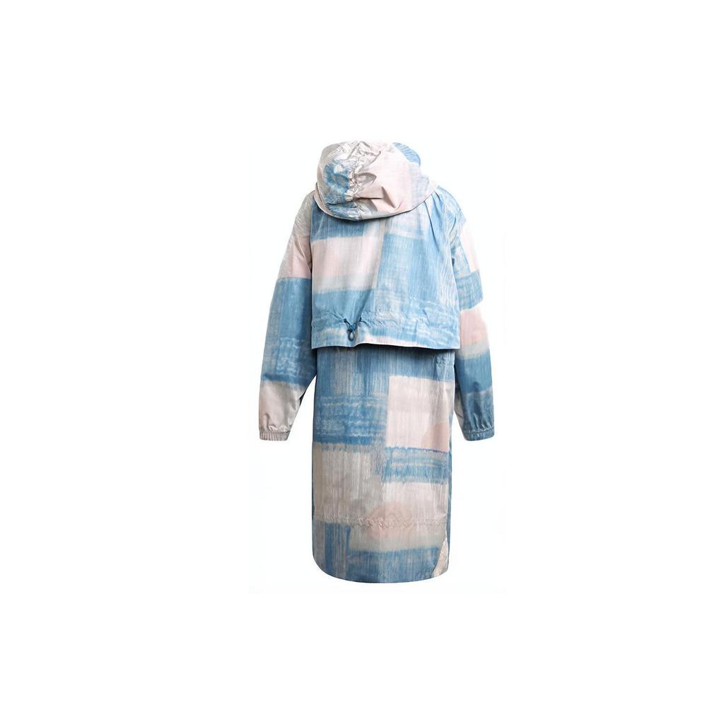 adidas By Stella McCartney Casual Printed Mid-Length Training Windbreaker Women Outerwear Multicolor FK9673