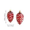 2Pcs Donut Xmas Tree Hanging Exquisite Christmas Santa Claus Pendant  New Year