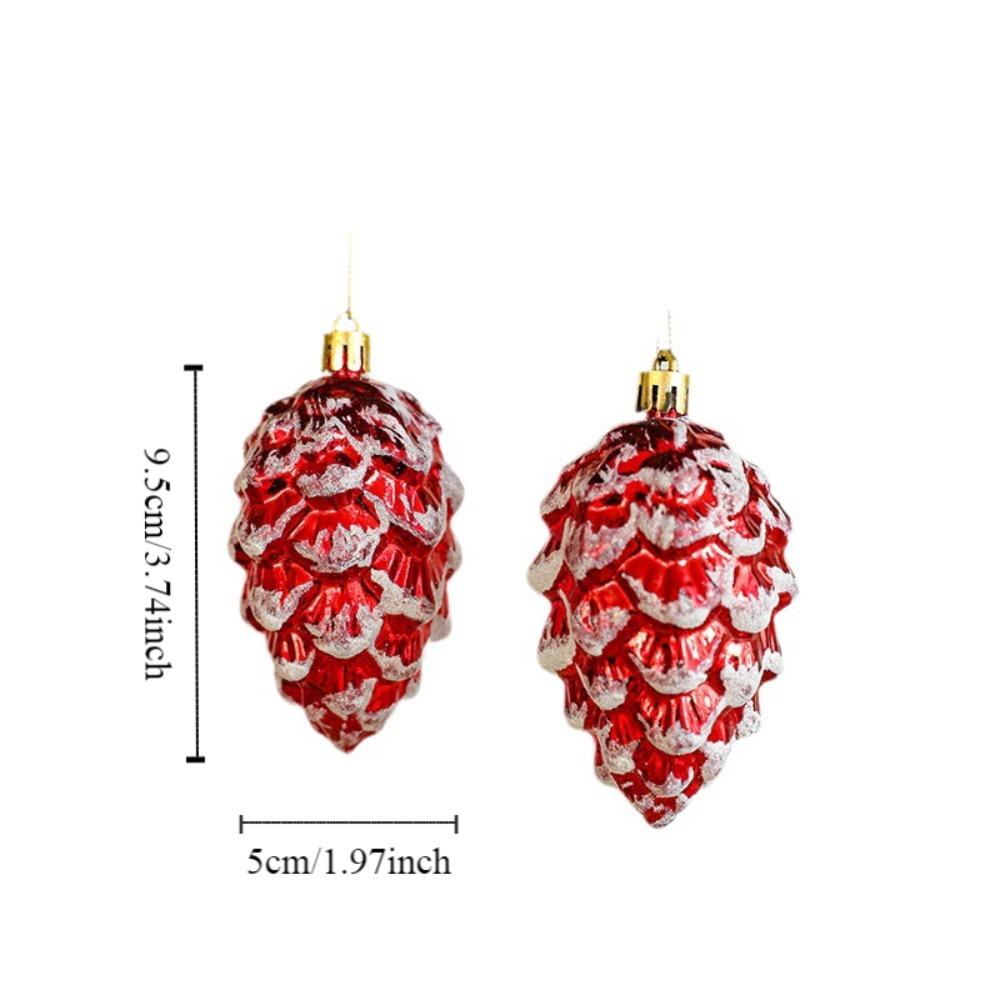 2Pcs Donut Xmas Tree Hanging Exquisite Christmas Santa Claus Pendant  New Year