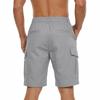 Herren lockere lässige lockere Taille Arbeitskleidung Mehrzwecktaschen Shorts
