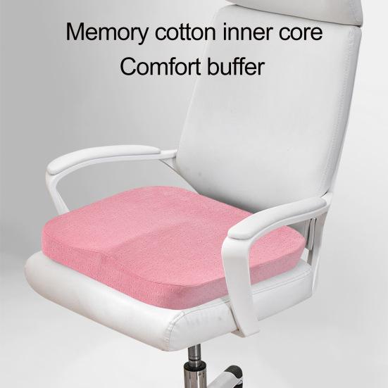 Sittende kontorpute Sklisikker Myk Tykket Memory Foam Sovesal Student Lange sittetimer Isjias Halebein Smerter Rygglindrende Stoler Sete
