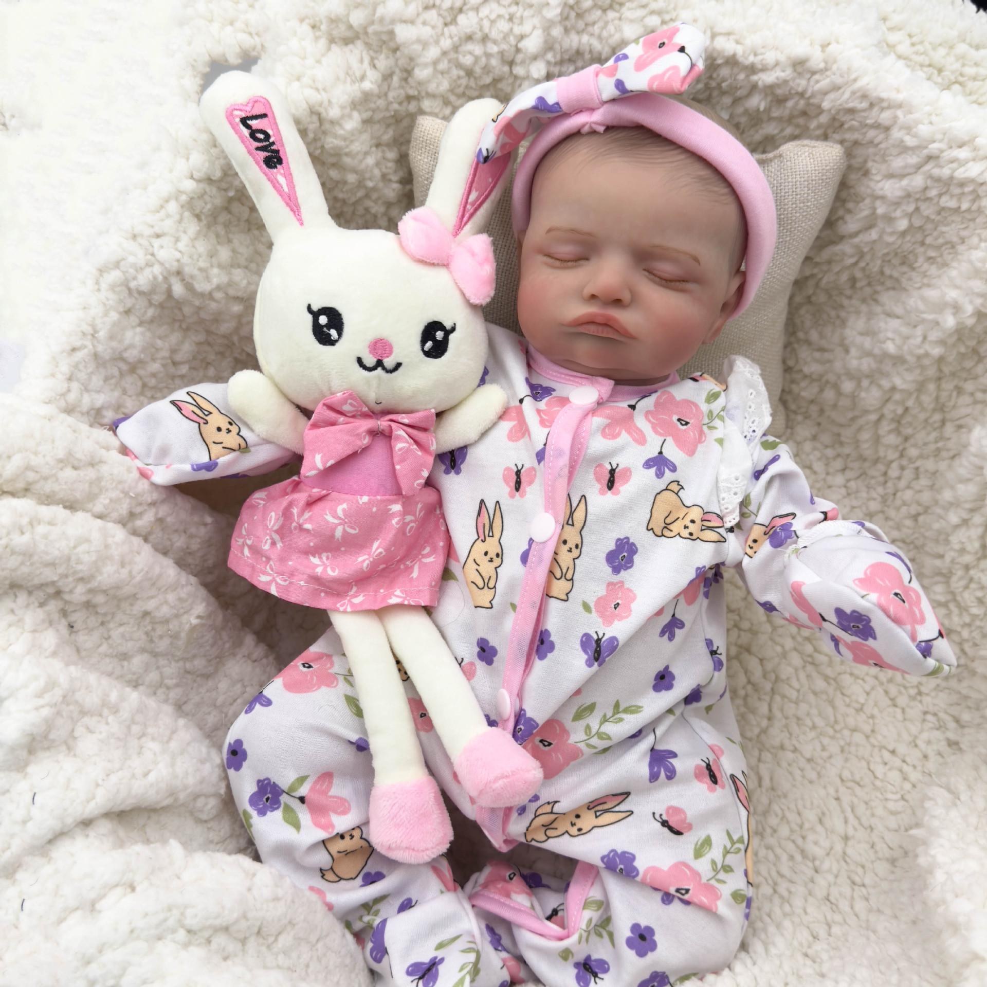 48cm Realistic Baby Doll Rosalie 48cm cloth body