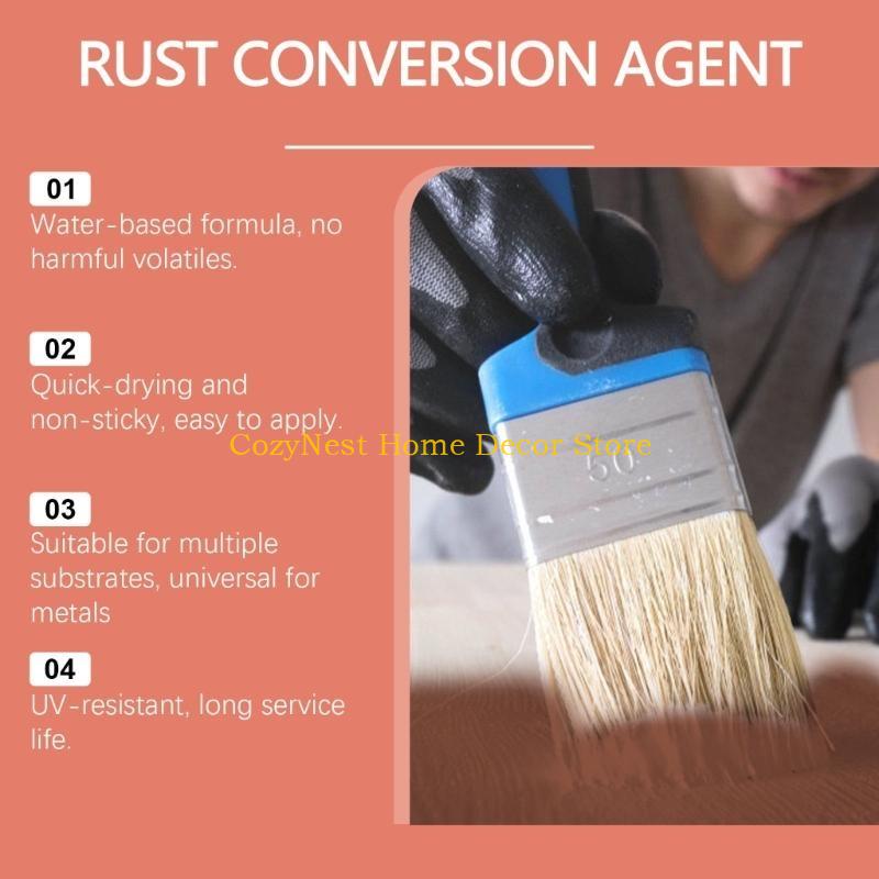 92MF Advanced Rust Converter and Metal Primer 3.53oz for Corrosions Resistance Long Term Metal Surfaces Renewals Metal Paint