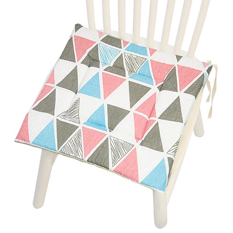 Fumide Printed Square Felt Chair Cushion (2-pack)