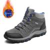 Warm Velvet Outdoor Snow Boots for Couples: Autumn/Winter Hiking Shoes for Men and Women, Non-Slip Sports Footwear.