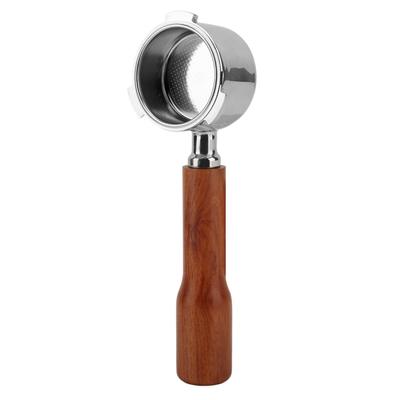 Portafiltru de cafea fără fund 51mm 3 urechi Strat simplu Portafiltru Mașină de cafea Filtru fără fund