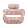 Hair Claw Hollow Square Design Back Head Hair Clip Anti-slip Teeth Strong Grip Shower Hair Clamp Versatile Hair Accessory
