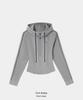 American Retro Classic All-Cotton Slim-Fit Hooded Windproof Sweatshirt Jacket for Autumn/Winter Running