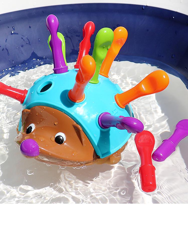 Baby Hedgehog Focus Training Toy Set for Ages 1-3: Enhance Hand-Eye Coordination and Early Education
