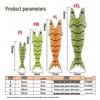 Bionic Shrimp Back Skin: Elastic Ice Silk Tying Material for Lures