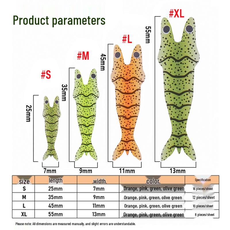 Bionic Shrimp Back Skin: Elastic Ice Silk Tying Material for Lures