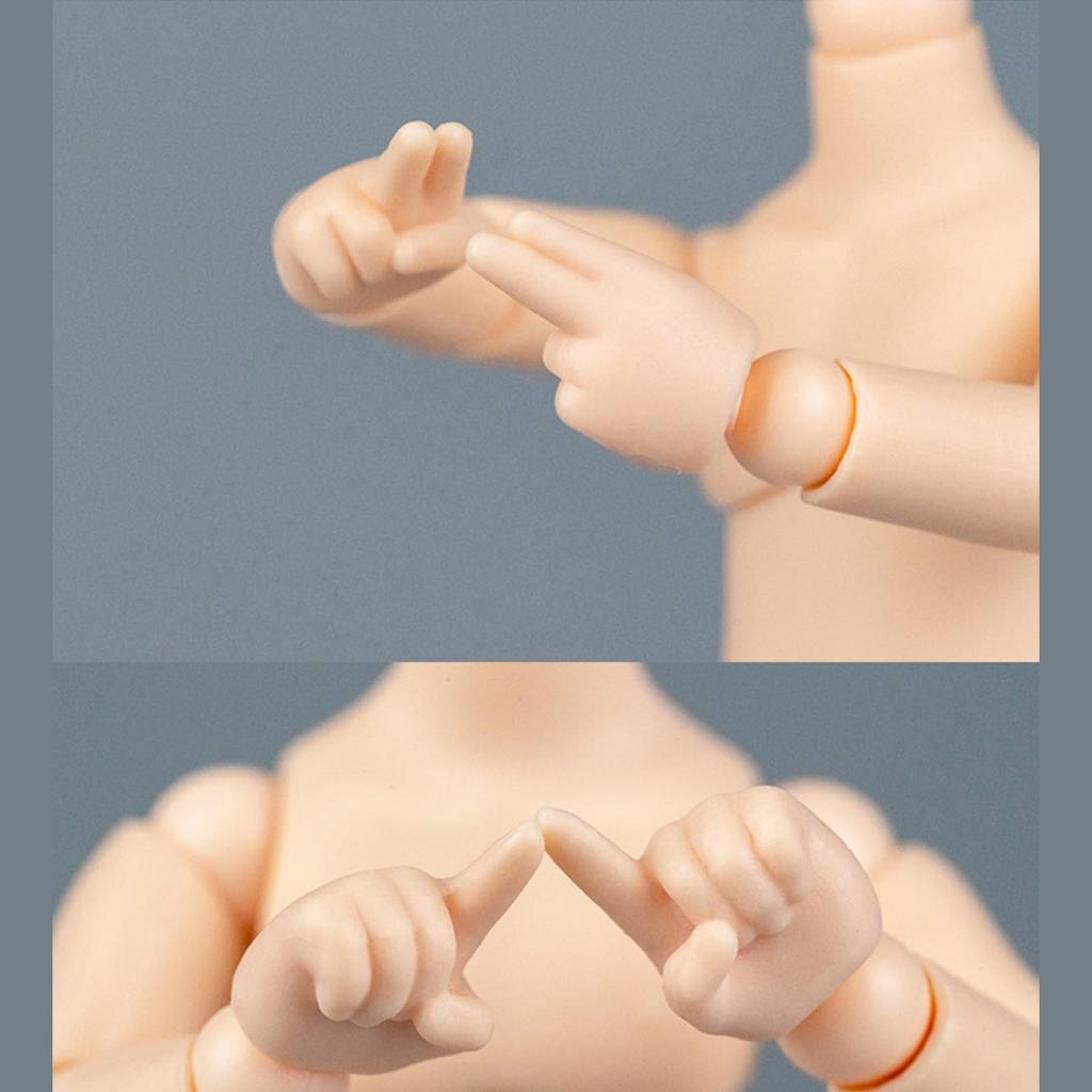 YMY ob11 Doll Body Replacement Hand Group Sakura Pink (5 Pairs)