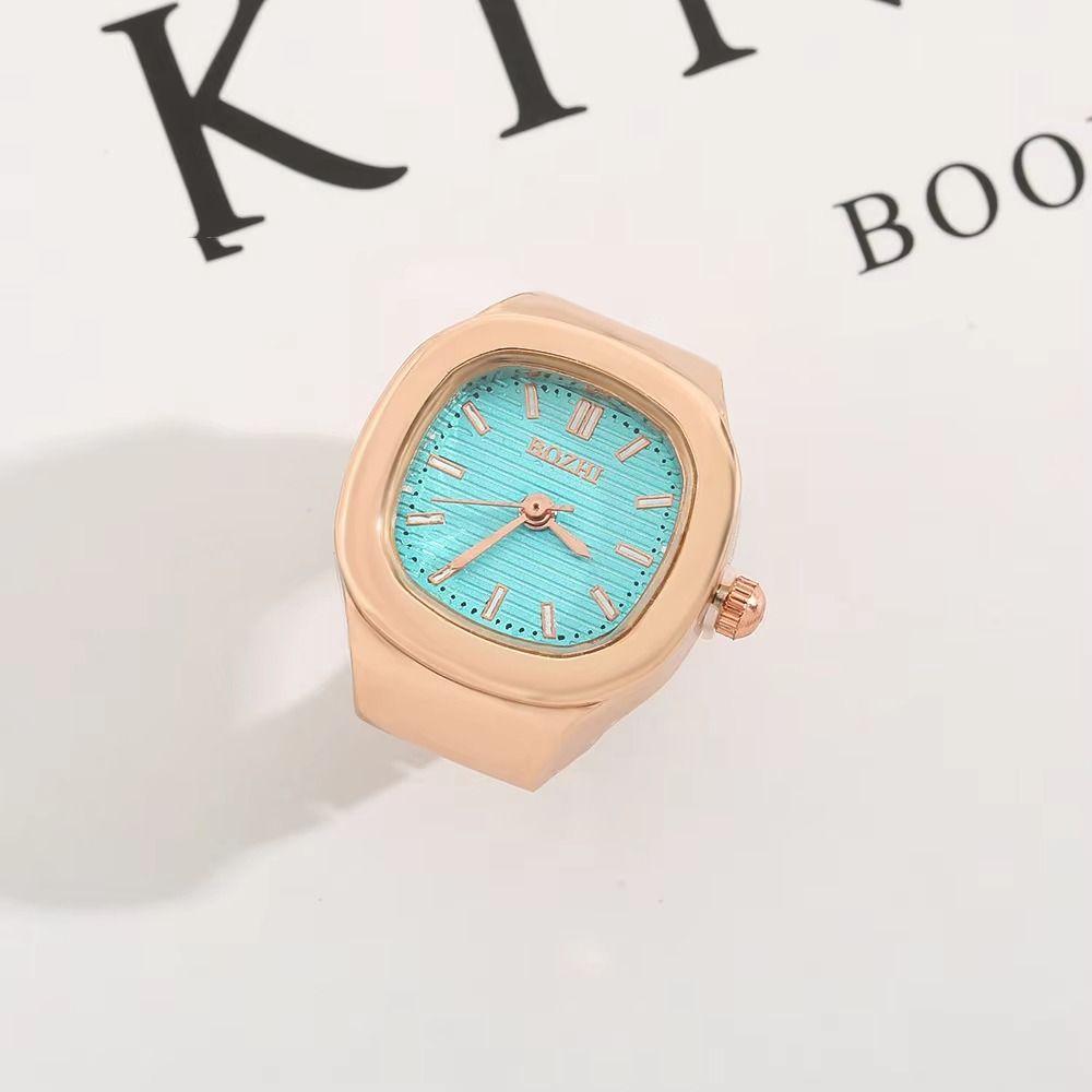 Punk Rings Jewelry Clock Vintage Finger Watch Ring Hip Hop Roman Quartz Watch  Women