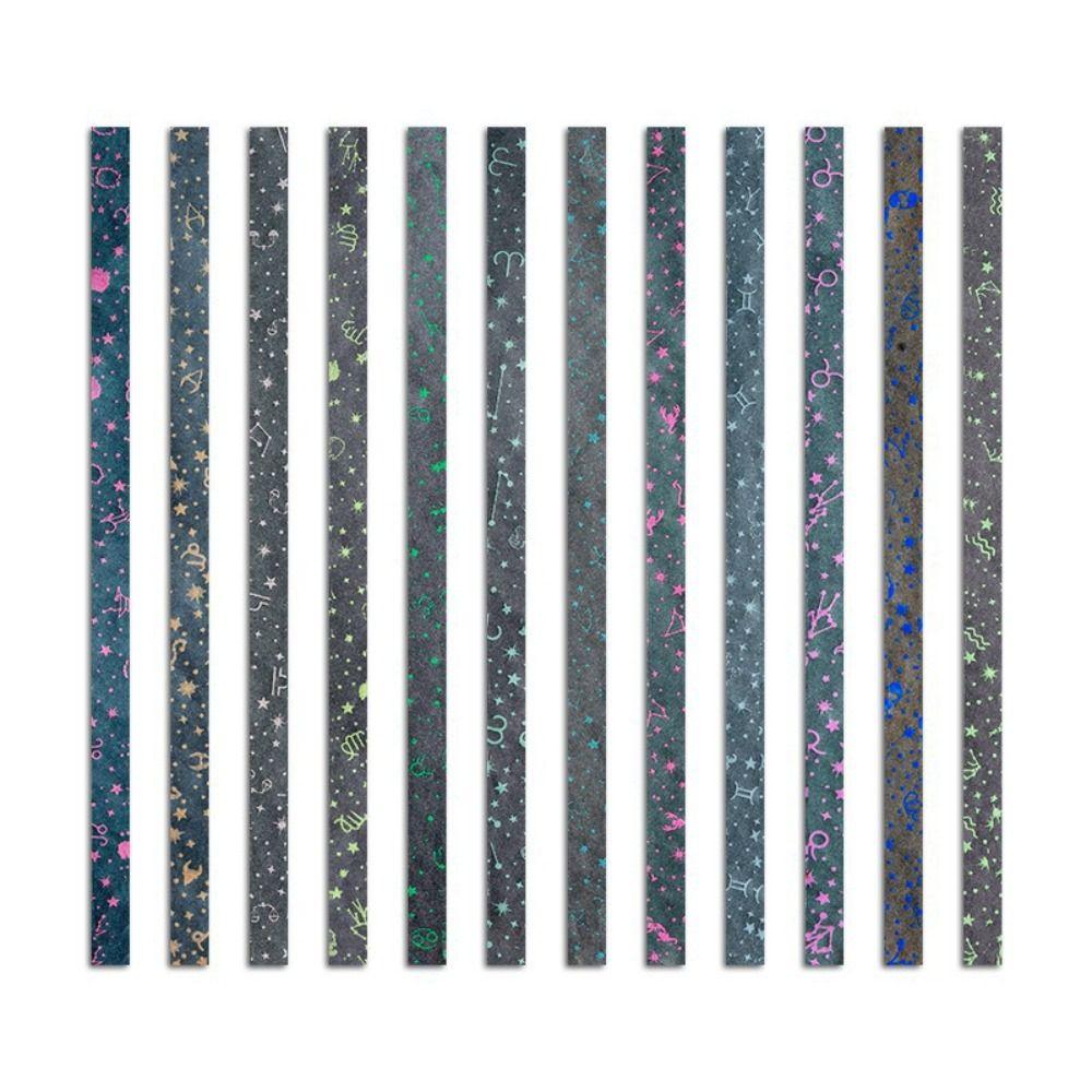 210pcs Gradient Color Folding Paper Strips DIY Handmade Paper Folding Pentagram Folding Paper Gift