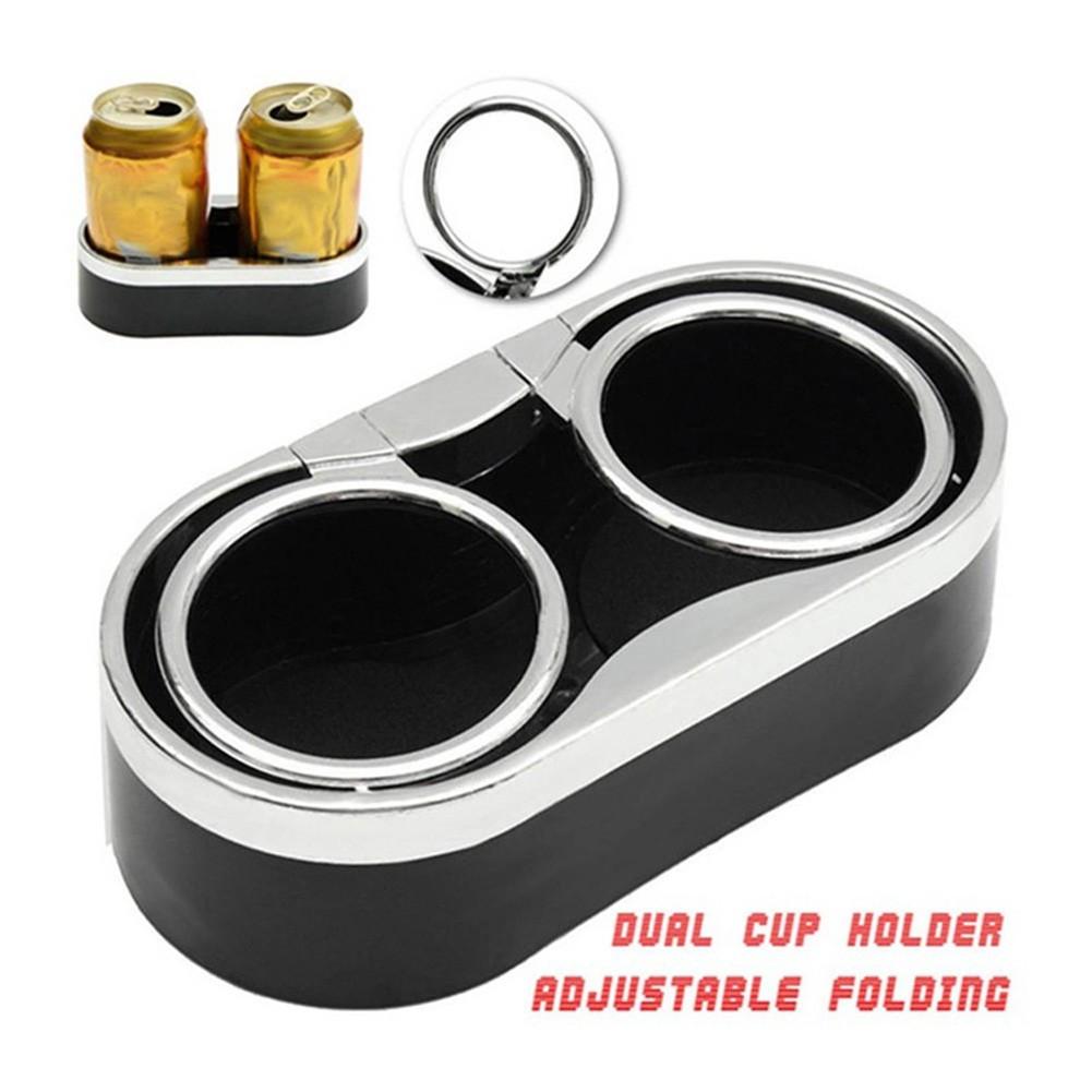 Dashboard Dual Cup Holder Mount for Car Truck Beverage Drink Bottle Stand