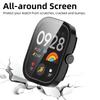 Glass+Case for Xiaomi Redmi Watch 5 Tempered Glass Screen Protector & Hard PC Protective Bumper for Redmi Watch5 Accessories