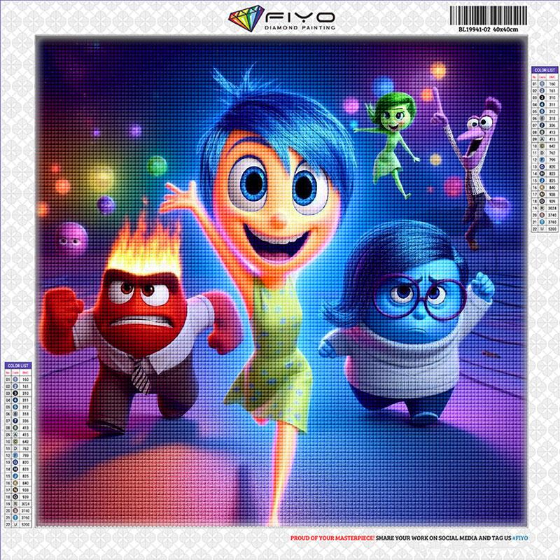 Diamond Painting Inside Out Diamond Embroidery New Arrival Cartoon Mosaic Picture Rhinestones Cross Stitch Home Decor