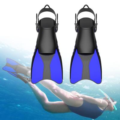 Tauchflossen, verstellbar, leicht, für Schwimmer, für Männer und Frauen, Teams