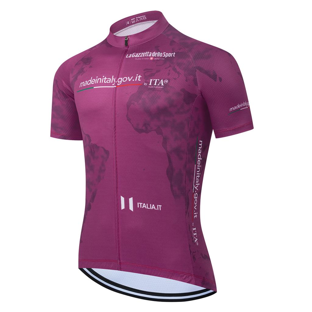 2025 Nový GIRO Pánský cyklistický dres Cyklistické závodní topy Krátký rukáv Oblečení pro cyklisty Košile Maillot Letní Cyklistické oblečení