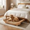 Arc Shaped Cat Rocking Chair Wear-Resistant Cat Sleeping Bed Cat Scratching Pads  Playing