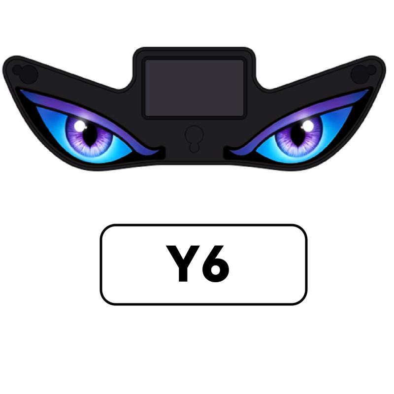 Solar Powered Car Neon Light Wireless Cool DEMON EYE Led Ambient Light Suction Cup USB Rechargeable Atmosphere Breathing Lamp