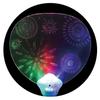 Artec Craft Fan 7305 Fan, Light-Up (Fireworks Design), Transparent,