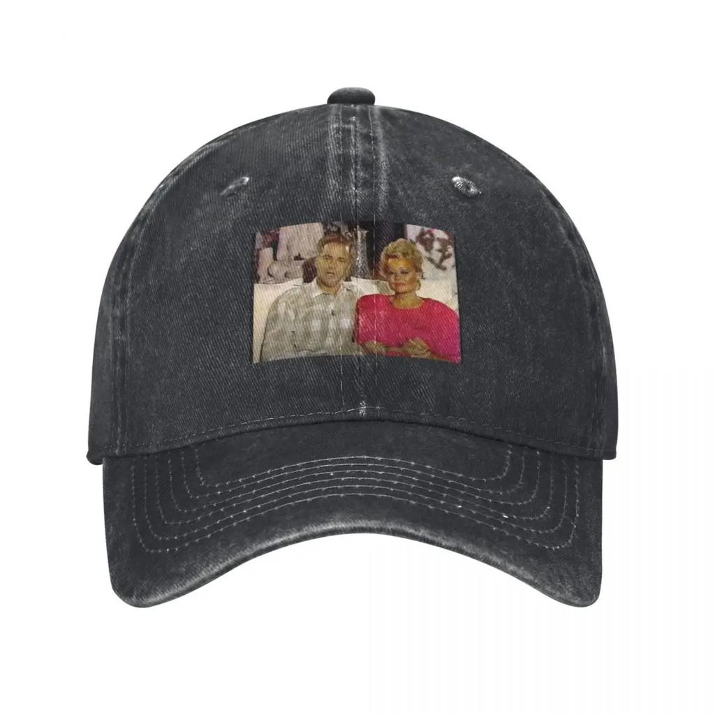 Jim and Tammy Faye Bakker on Nightline Baseball Cap Unisexs big size hat Custom Cap Golf Cap Sun Boy Womens
